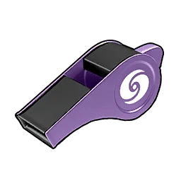 Dark Support Whistle +1